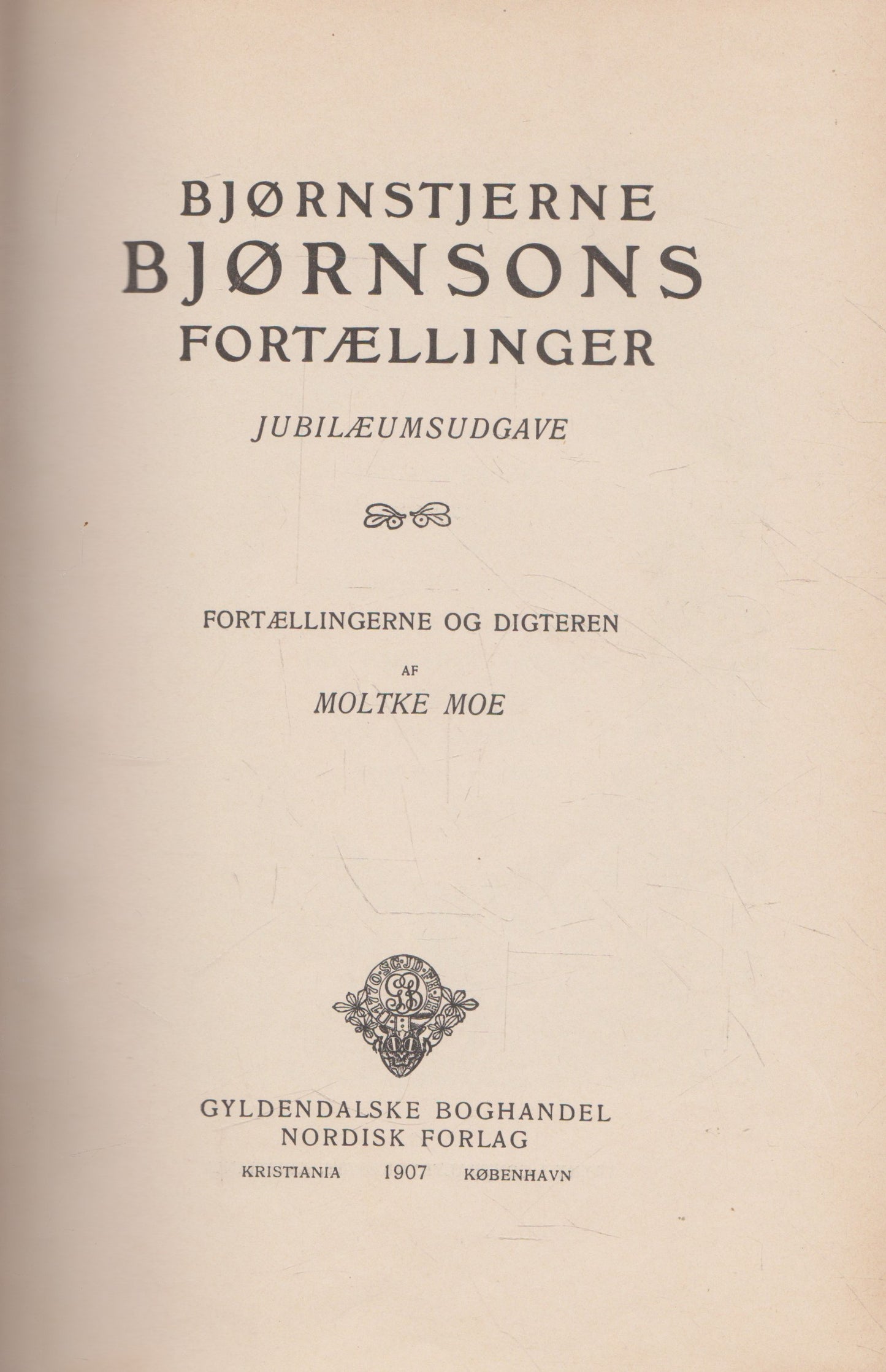 B. Bjørnsons - Fortællinger