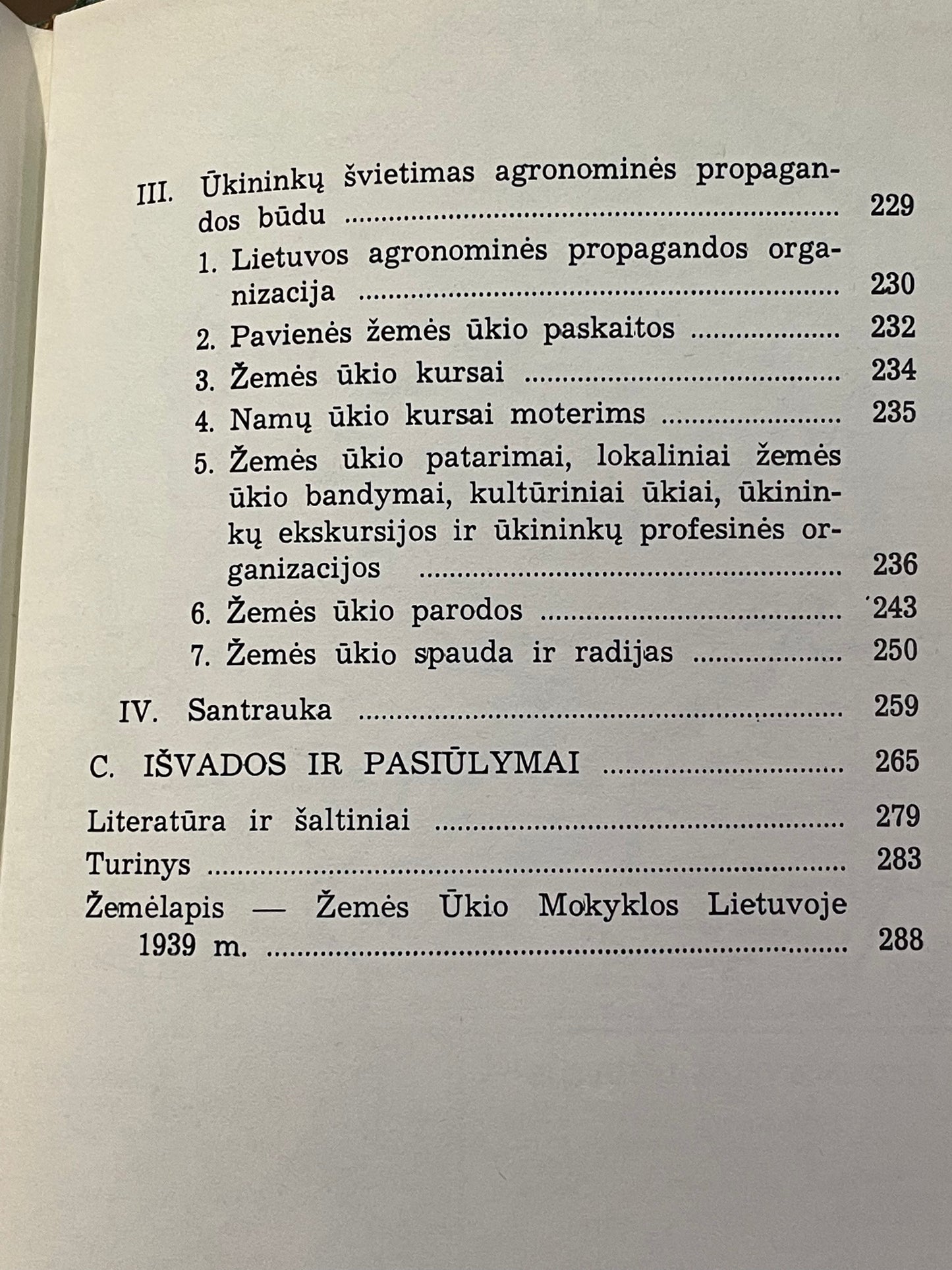 Dr. Juozas Dauparas - Žemės ūkio švietimas: studija, 1966 m., Chicago (su aut. autografu)
