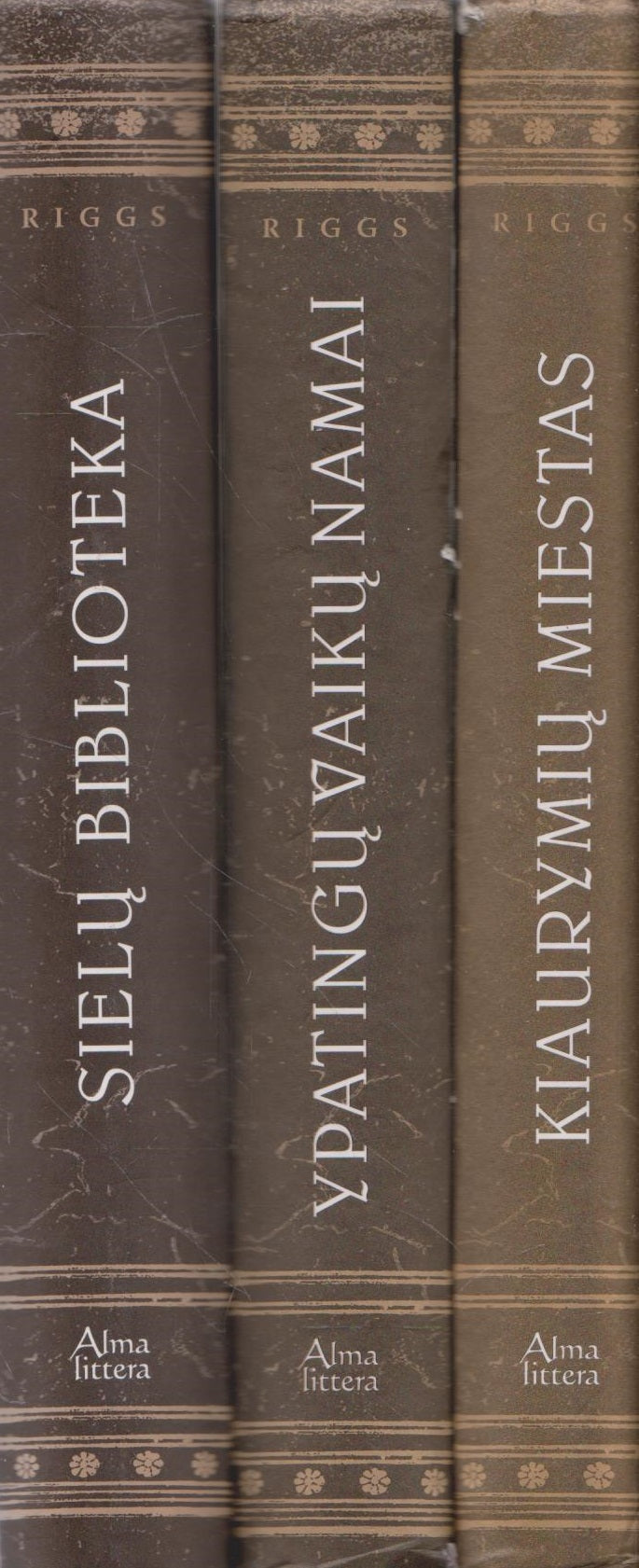 Ransom Riggs - Ypatingų vaikų namai 3 knygų rinkinys (žr. būklę)