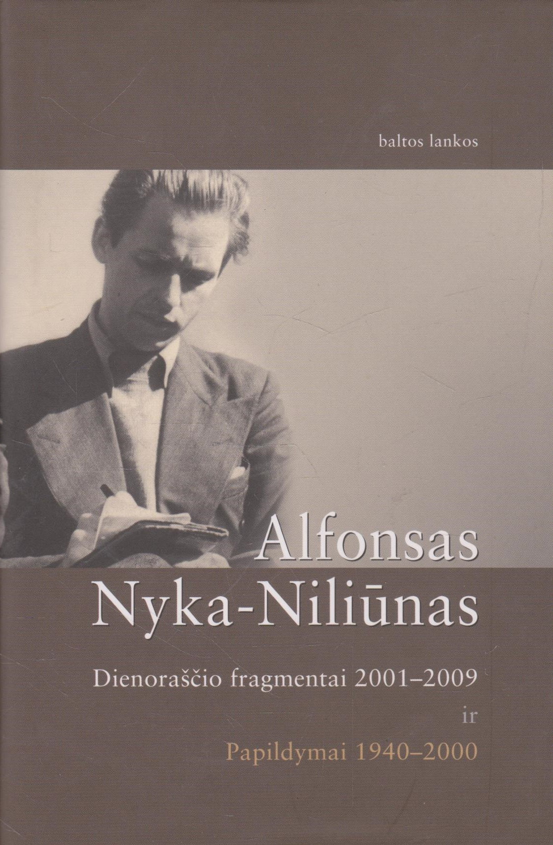 Alfonsas Nyka-Niliūnas - Dienoraščio fragmentai, 2001-2009 ir papildymai, 1940-2000