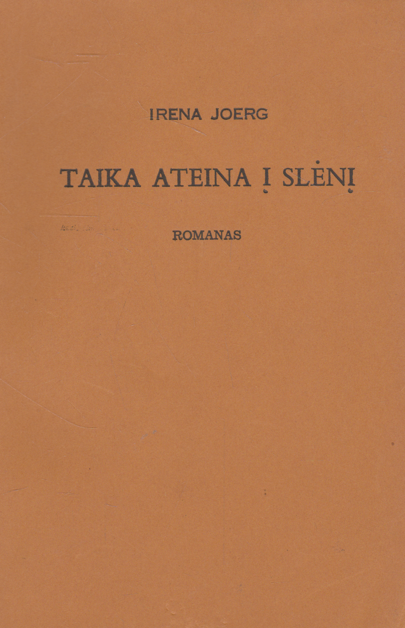 Irena Joerg - Taika ateina į slėnį