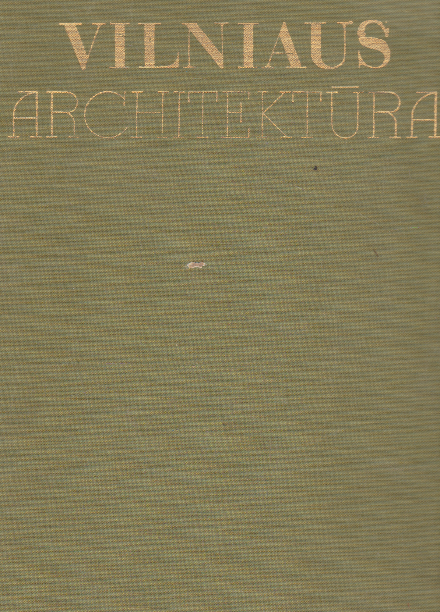 VILNIAUS ARCHITEKTŪRA / ŽINYNAS, 1985 m.