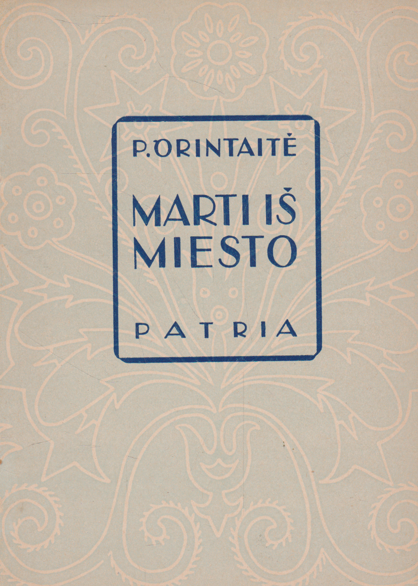 P. Orintaitė - Marti iš miesto, 1948 m., Tübingen