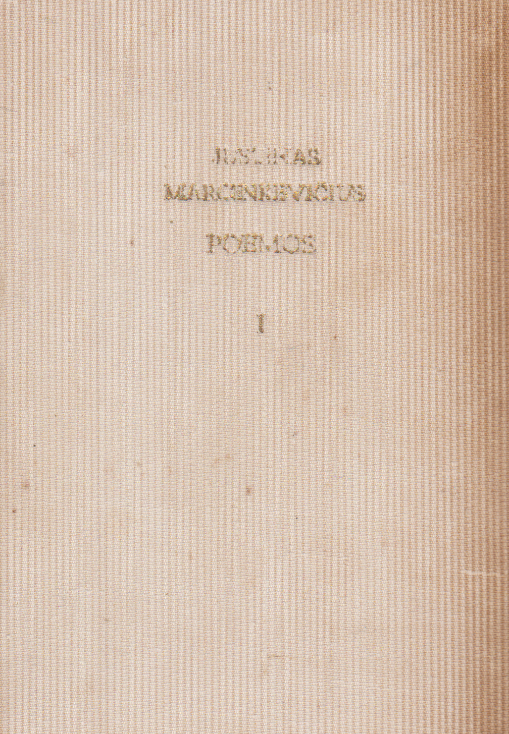Justinas Marcinkevičius - Poemos
