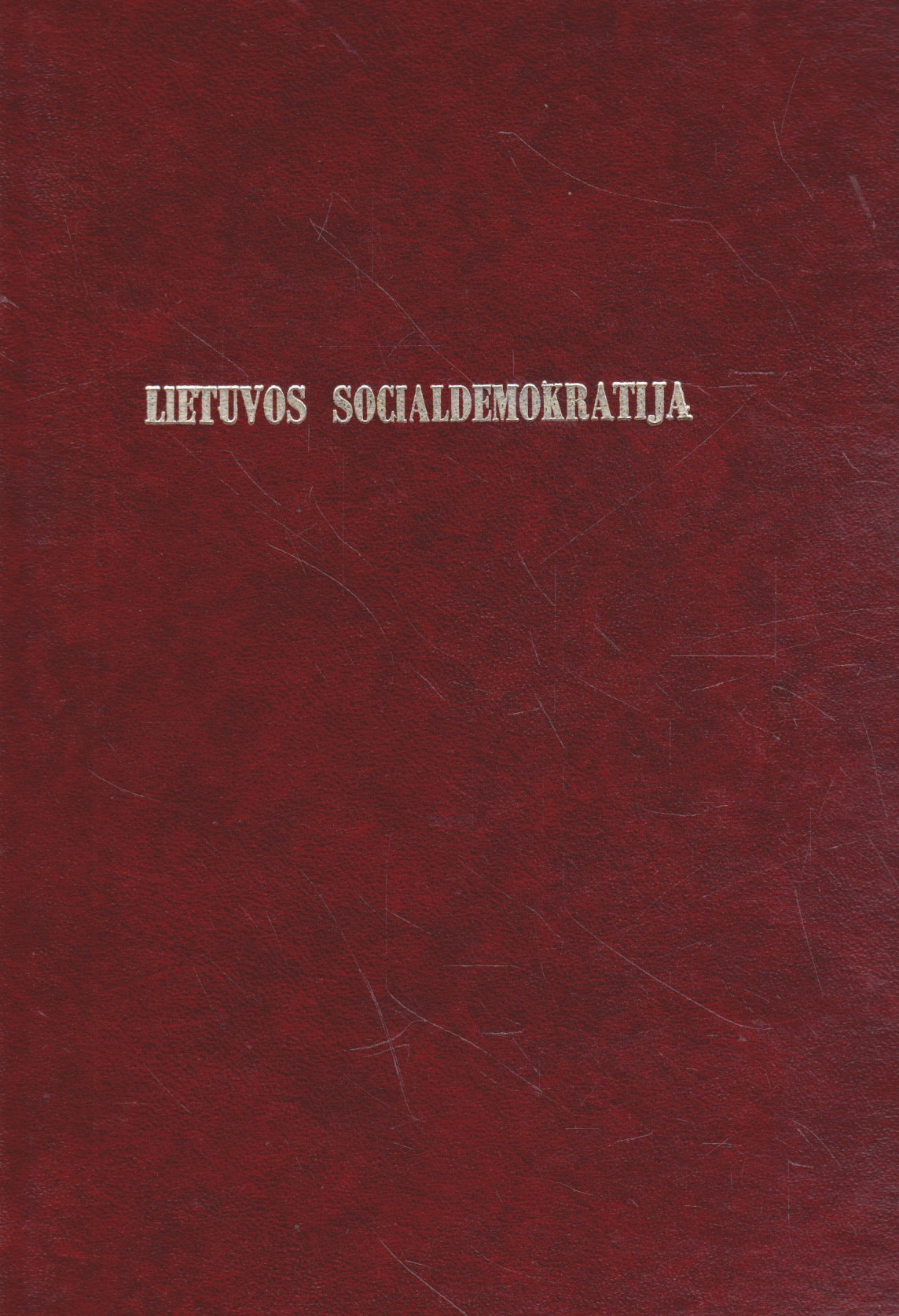 J. Vilčinskas - Lietuvos socialdemokratija, London