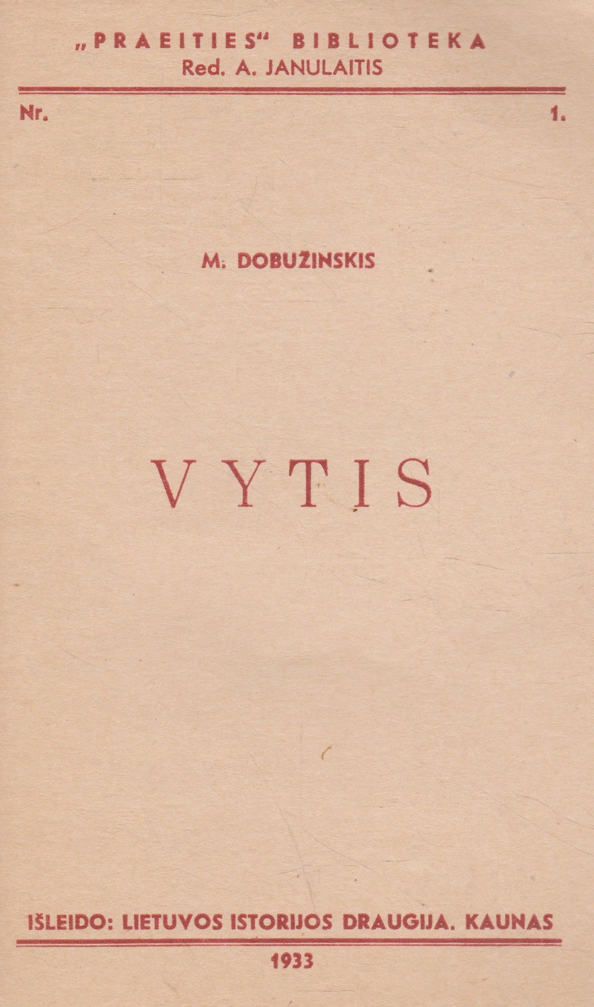 M. Dobužinskis - Vytis