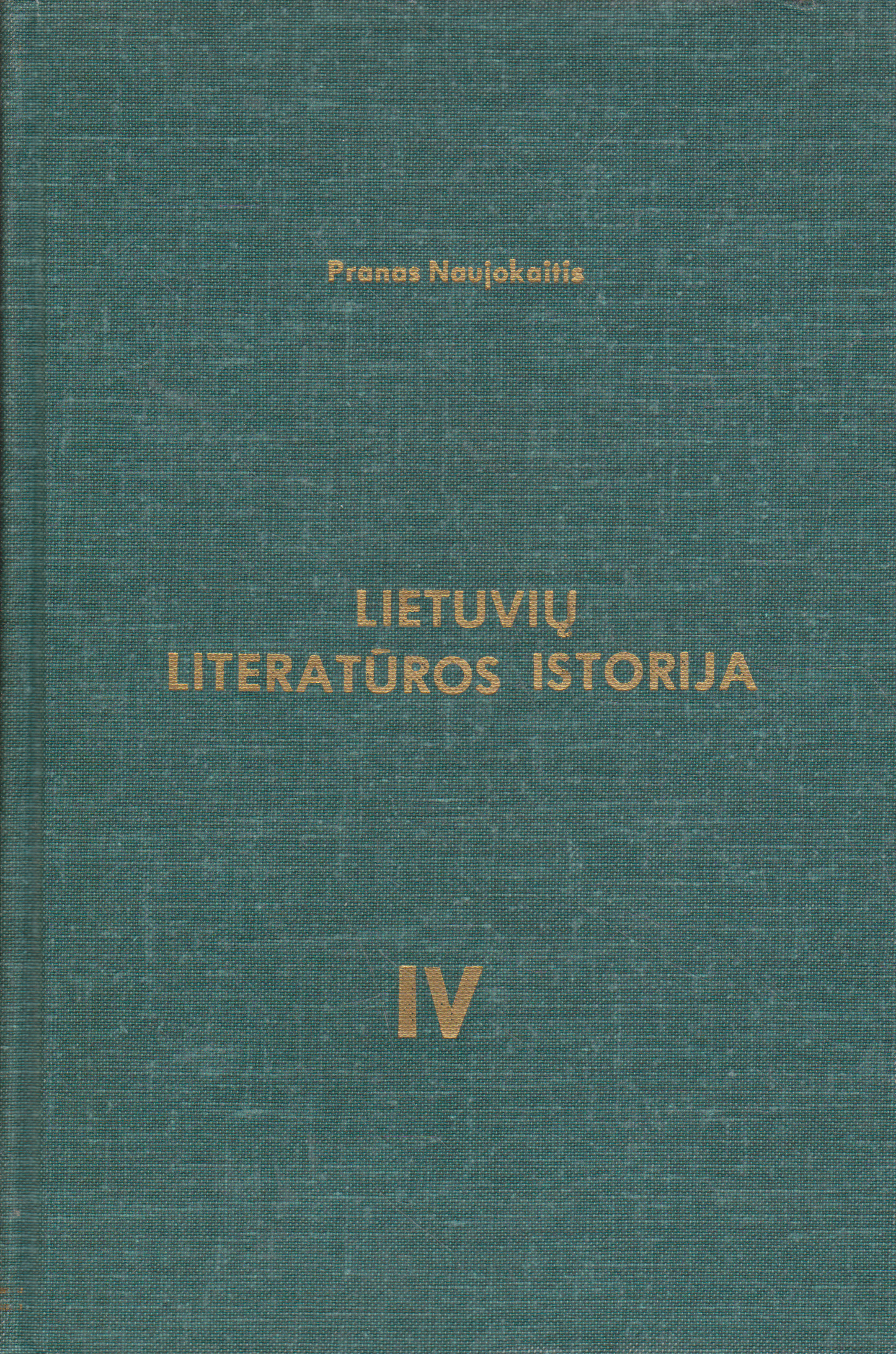 Lietuvių literatūros istorija (4 knygos)
