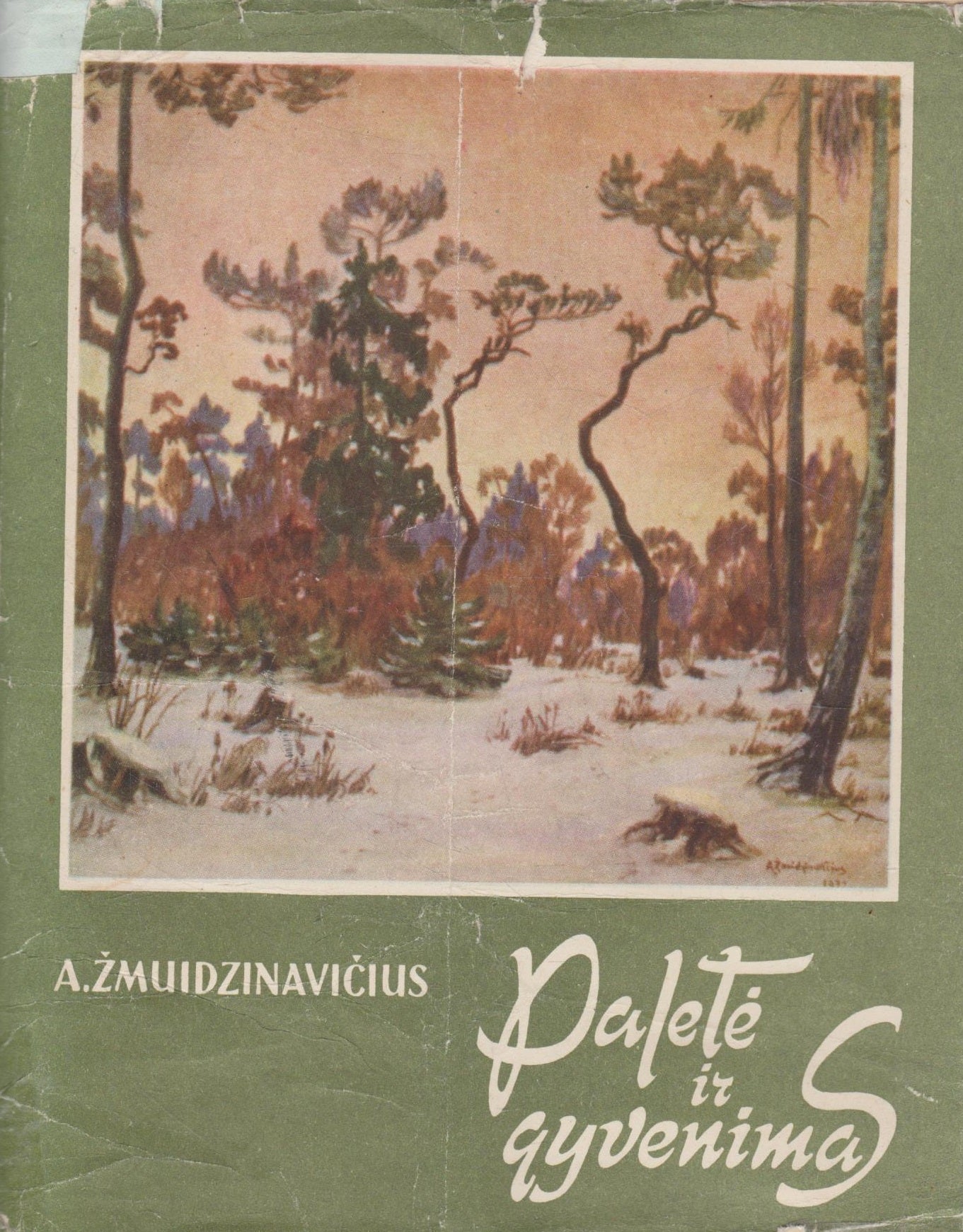 Antanas Žmuidzinavičius Paletė ir gyvenimas (dedikacija Vilktorui Vizgirdai)