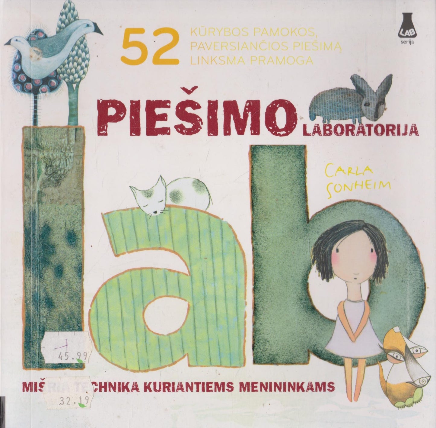 Piešimo laboratorija mišria technika