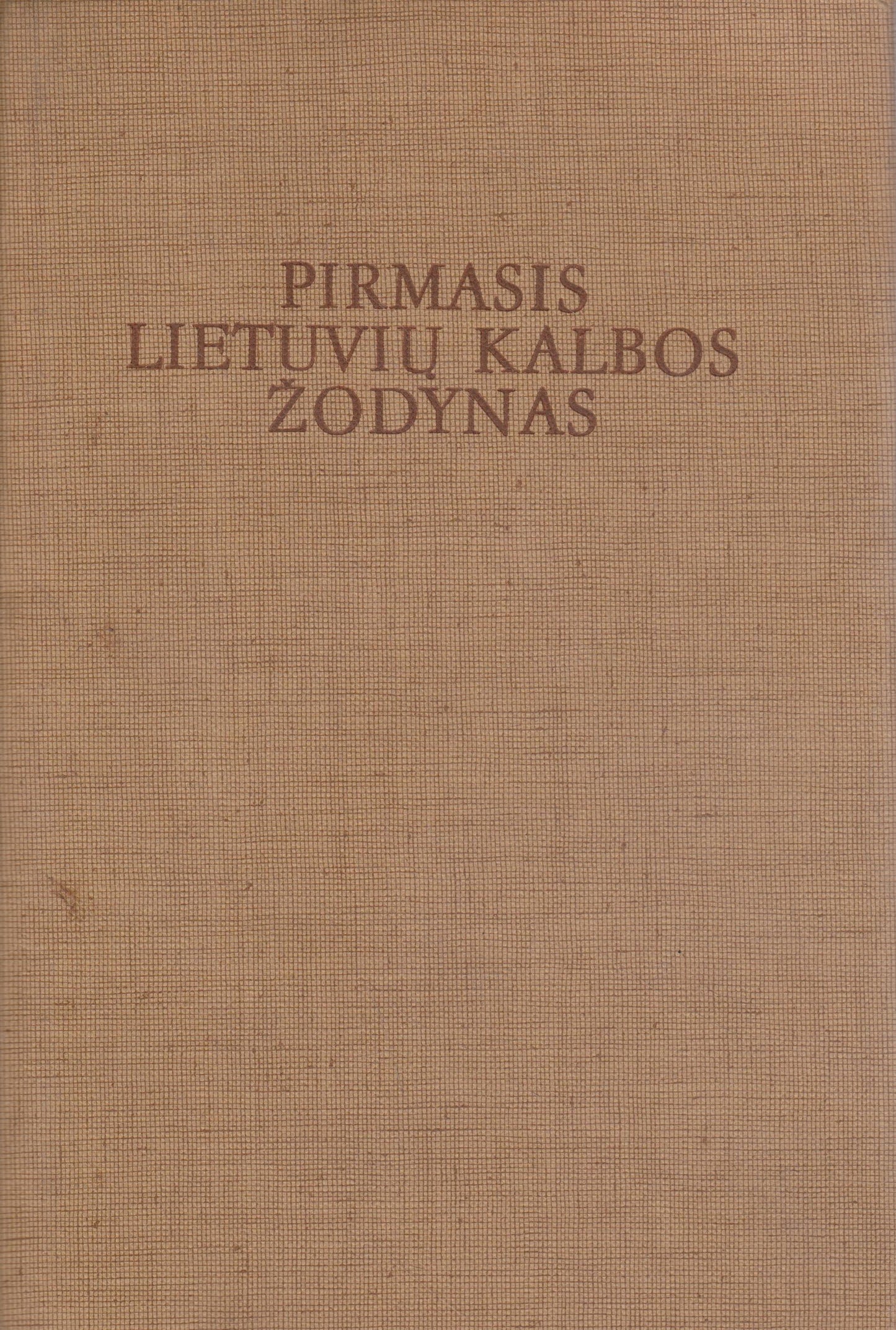 Konstantinas Širvydas - Pirmasis lietuvių kalbos žodynas