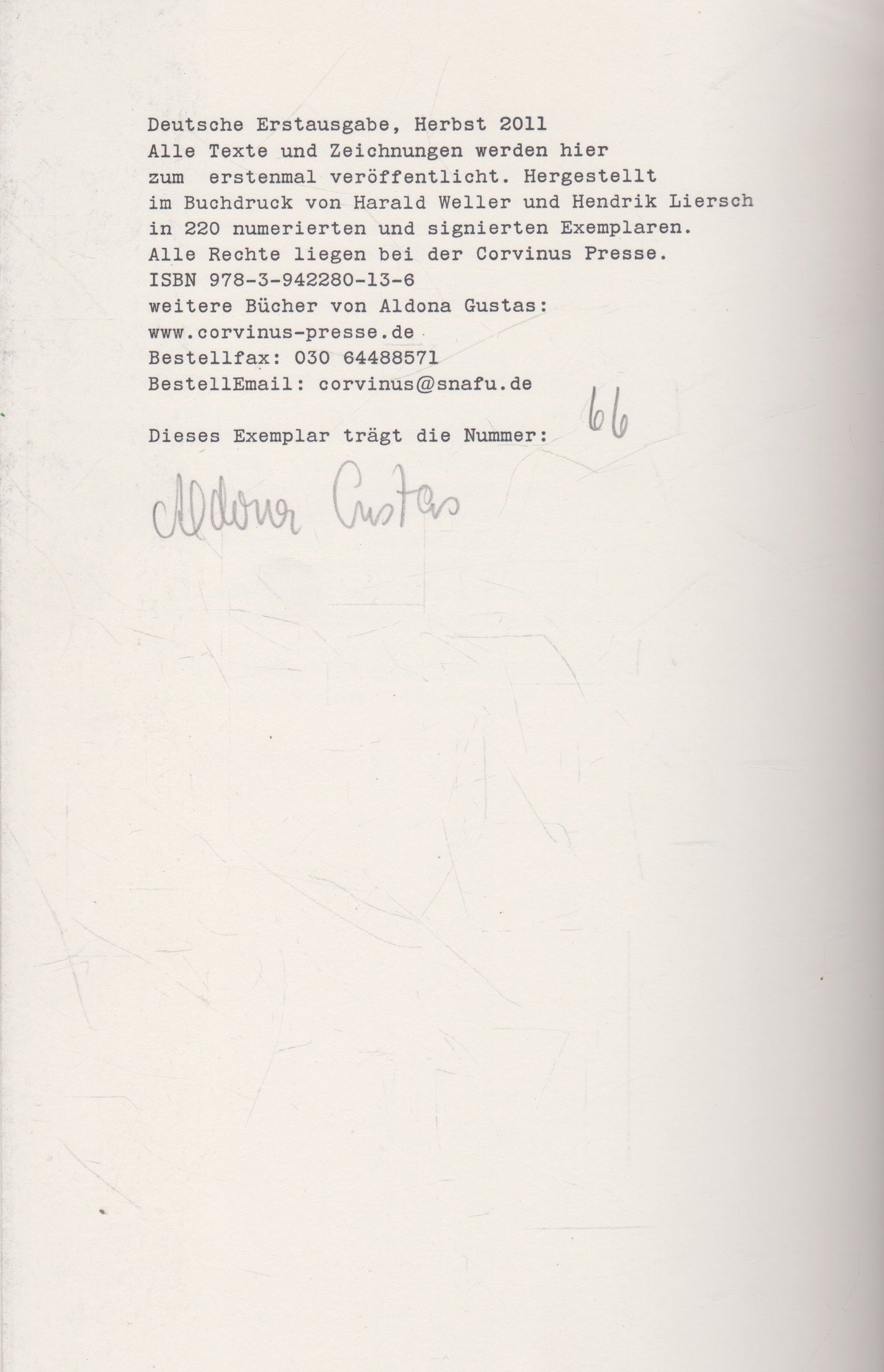 Aldona Gustas - Untoter (su aut. autografu!) (žr. būklę)