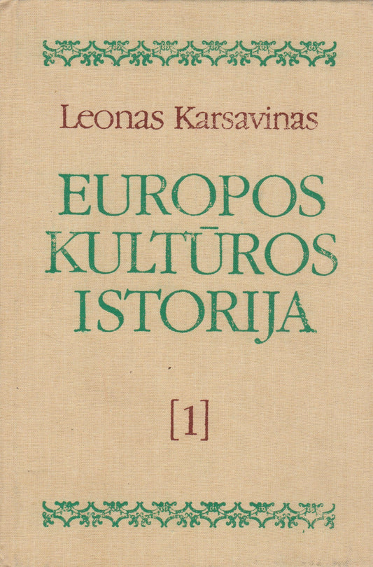 Europos kultūros istorija _5 tomai_