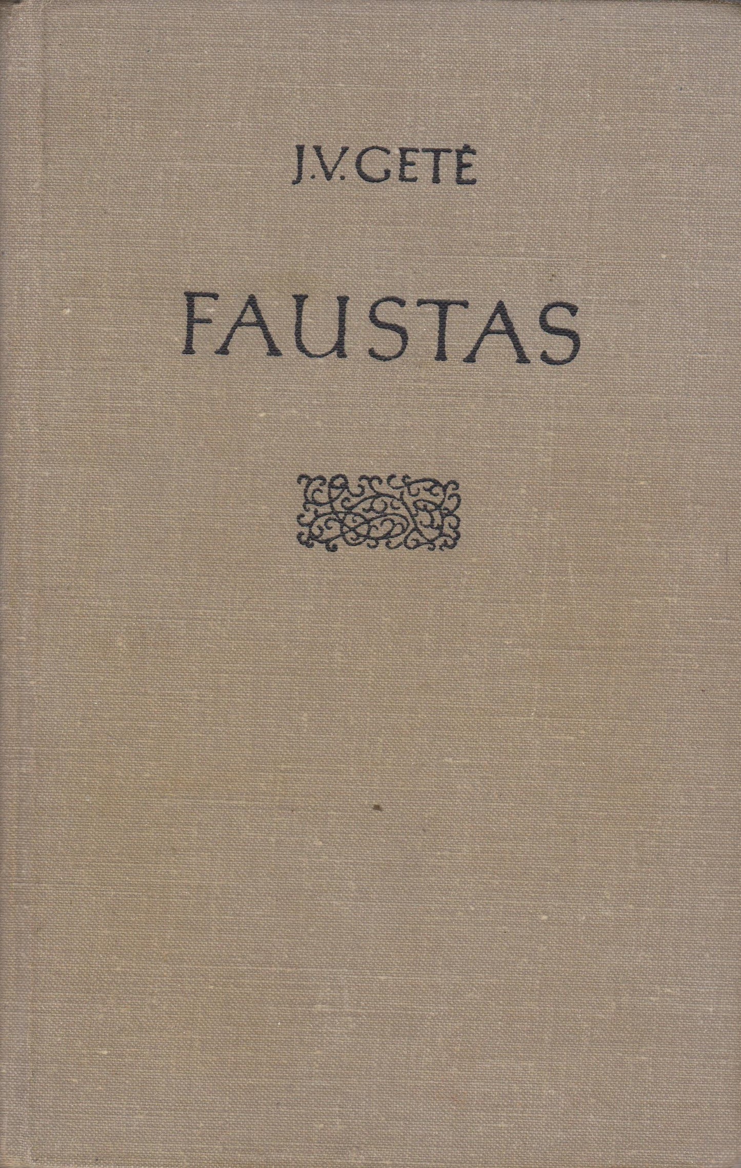 J.V. Getė - Faustas, 1968