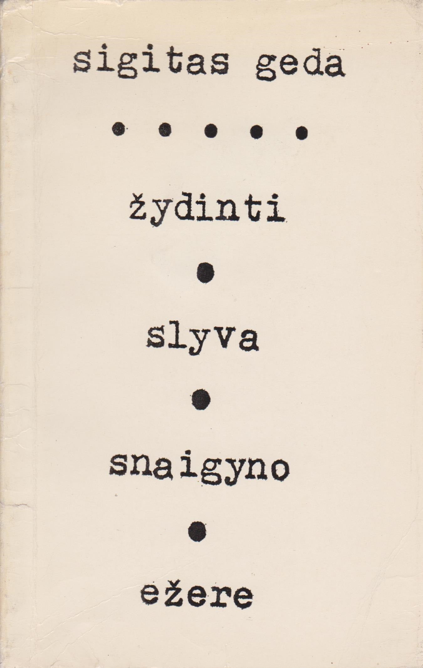 S. Geda - Žydinti slyva Snaigyno ežere