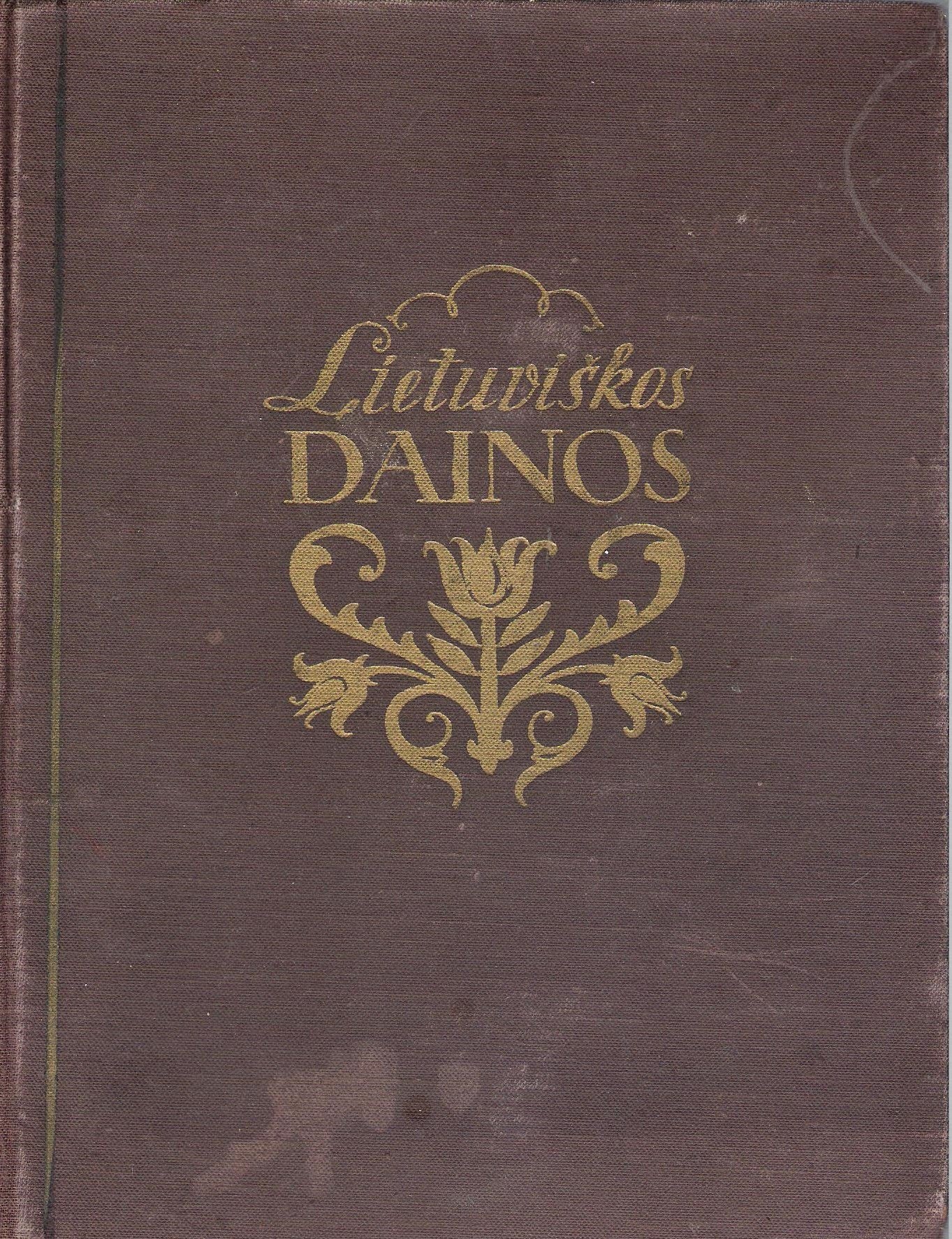 Antanas Juška - Lietuviškos dainos (3 tomai), 1954