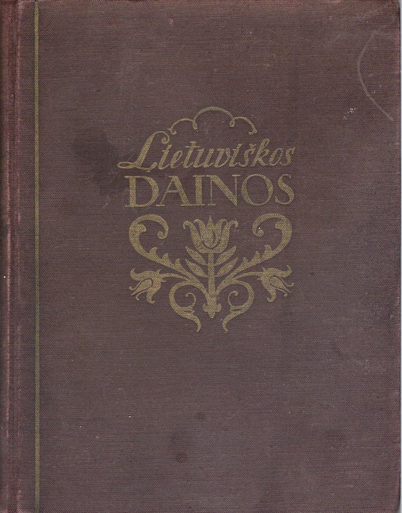 Antanas Juška - Lietuviškos dainos (3 tomai), 1954