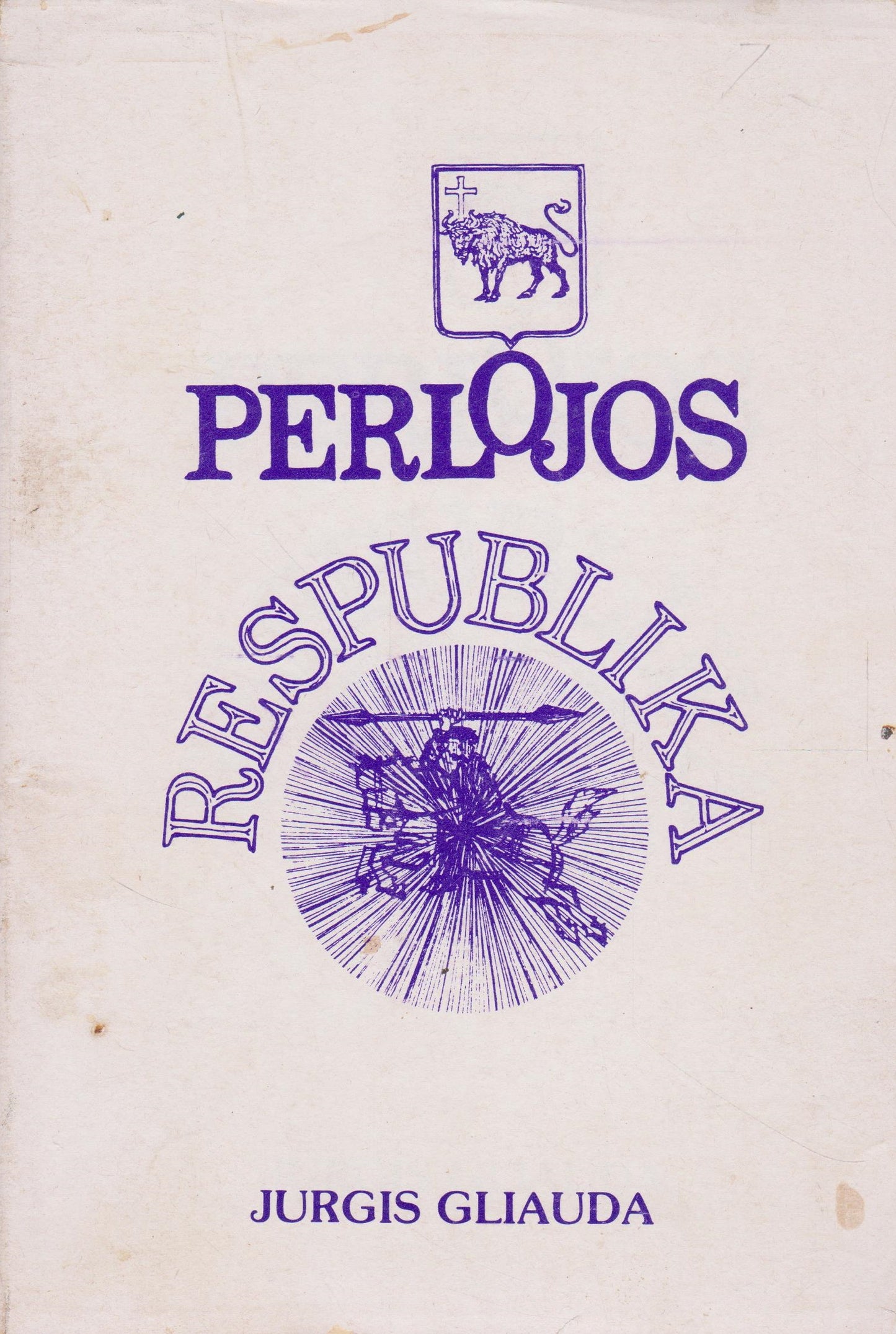 J. Gliauda - Perlojos respublika, 1979, Chicago