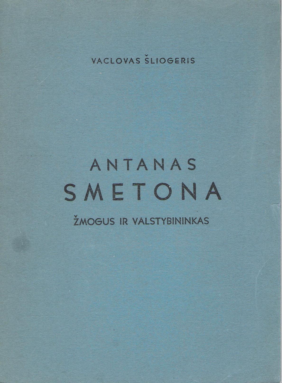 V. Šliogeris - Antanas Smetona, Bachun, 1966