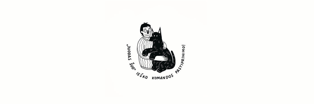 Juodas šuo ieško komandos pastiprinimo!