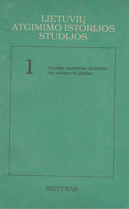 Lietuvos atgimimo istorijos studijos serijos knygos