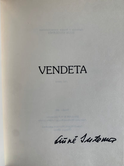 Liūnė Sutema - Vendeta, Chicago, 1981 (su poetės signatūra)
