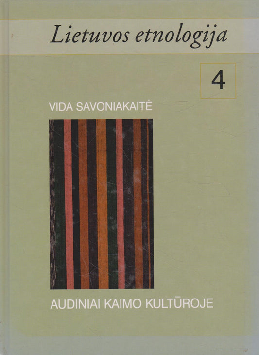V. Savoniakaitė - Audiniai kaimo kultūroje