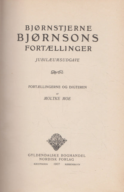 B. Bjørnsons - Fortællinger