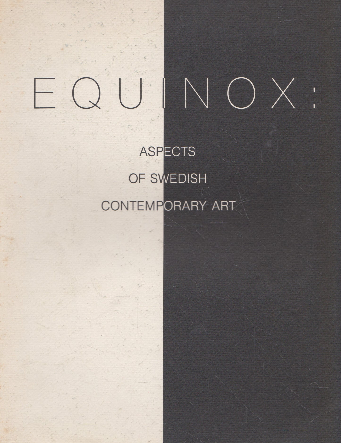 Equinox: Aspects of Swedish contemporary art