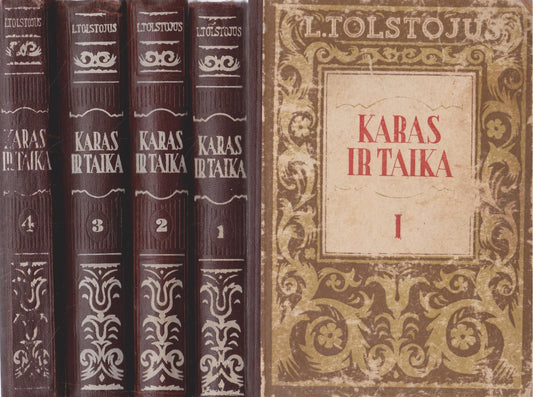 Tolstojus - Karas ir taika (4 tomai)