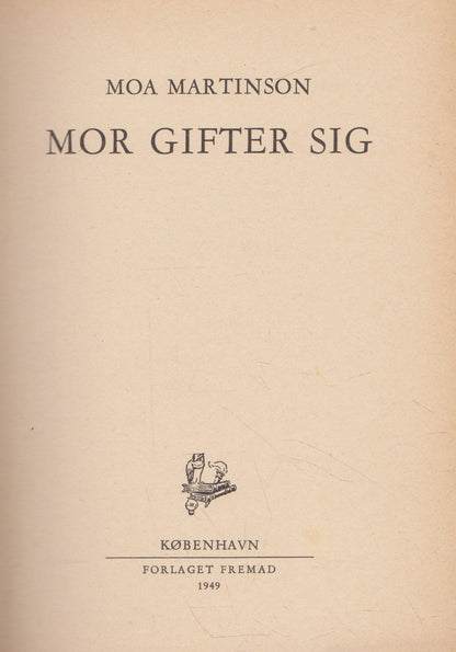 M. Martinson - Mor gifter sig