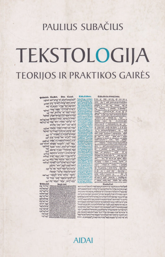 Paulius Subačius - Tekstologija