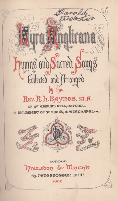 R. H. Baynes - Lyra Anglicana