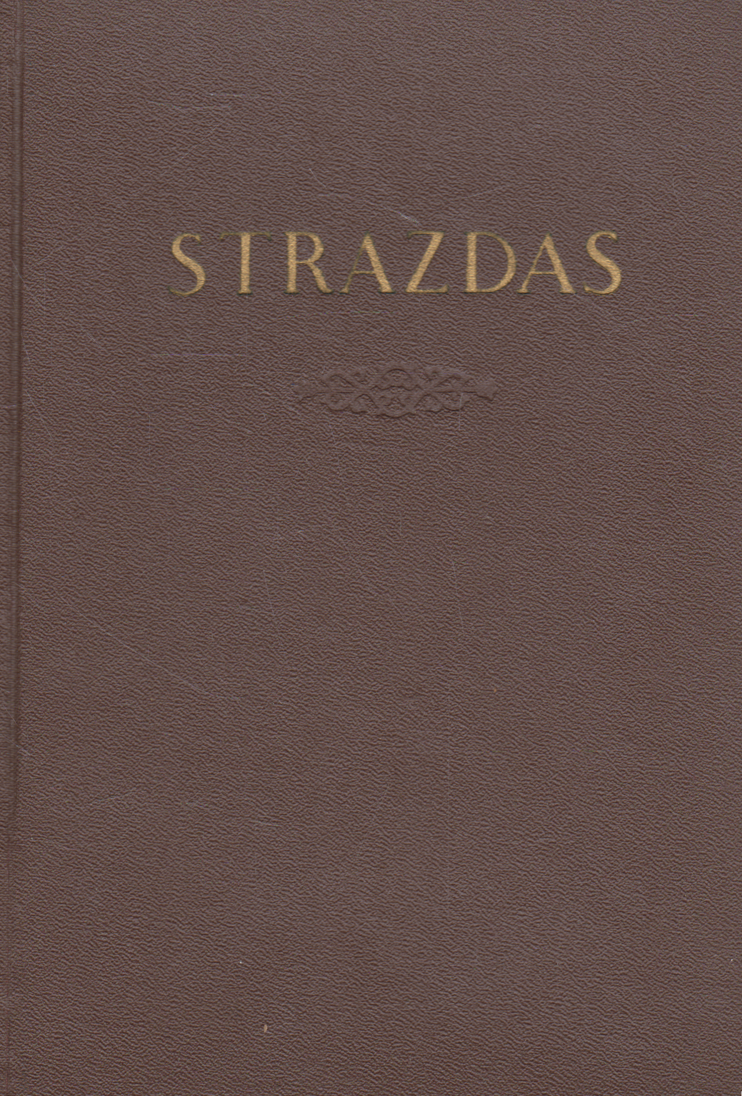 Antanas Strazdas - Raštai