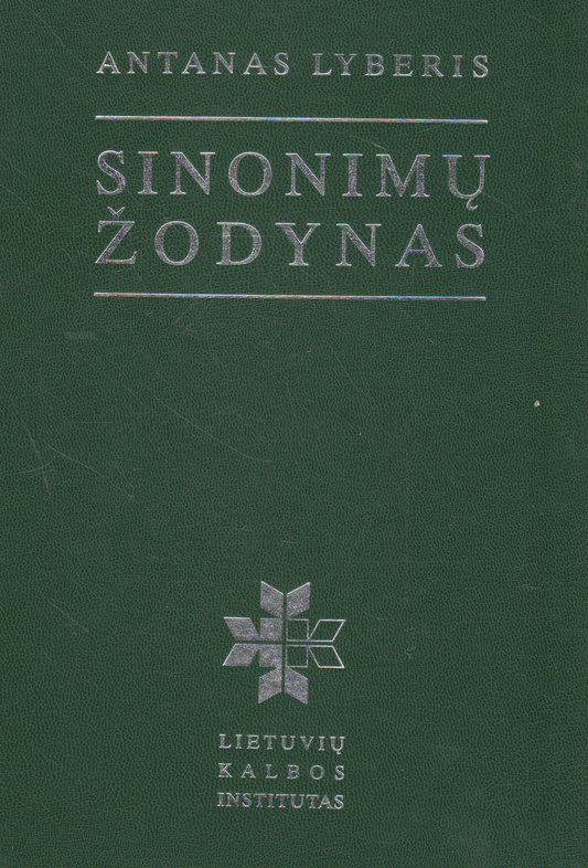 Antanas Lyberis - Sinonimų žodynas