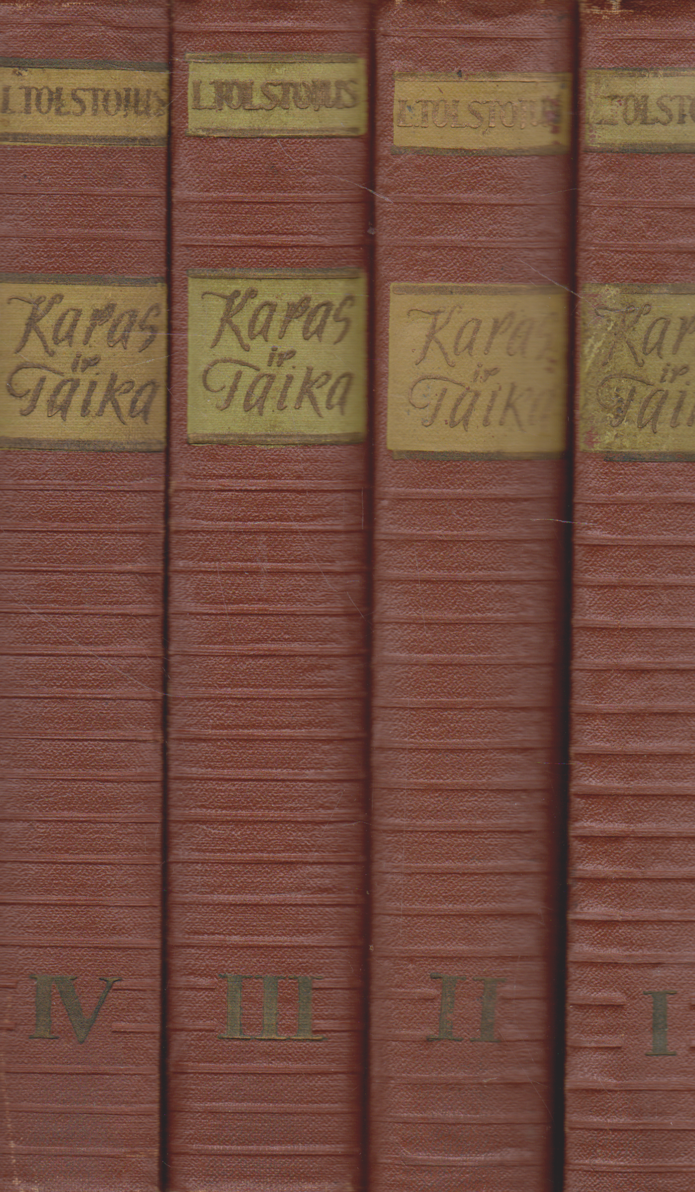 L. Tolstojus - Karas ir taika (4 tomai)