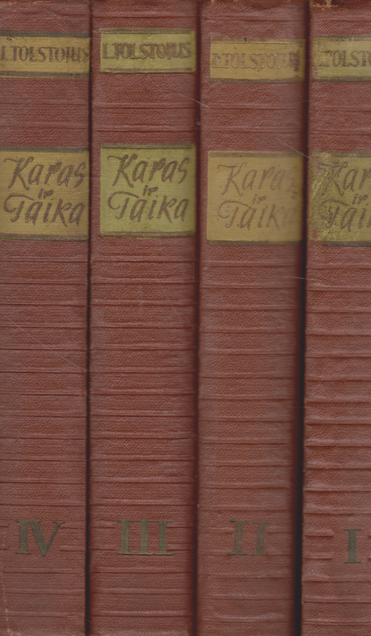 L. Tolstojus - Karas ir taika (4 tomai)