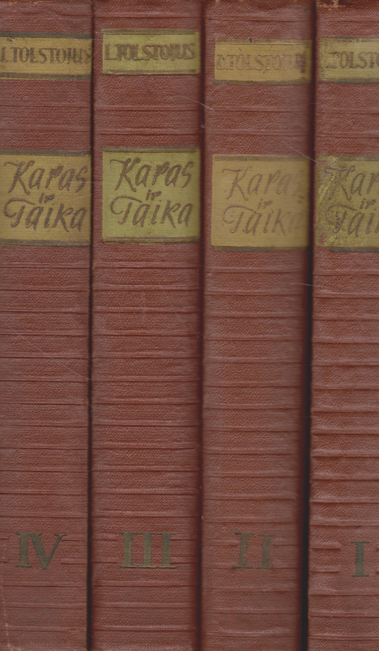 L. Tolstojus - Karas ir taika (4 tomai)