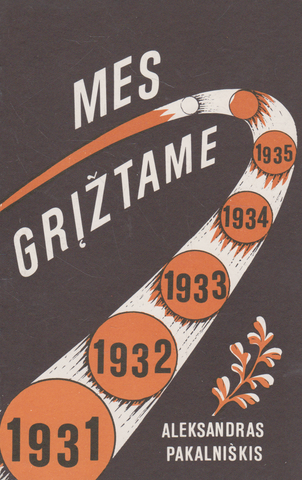 Aleksandras Pakalniškis - Mes grįžtame: jauno žmogaus dienoraštis