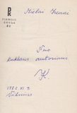 Kazys Jonušas - Bitės ugnyje (su aut. autografu ir dedikacija)