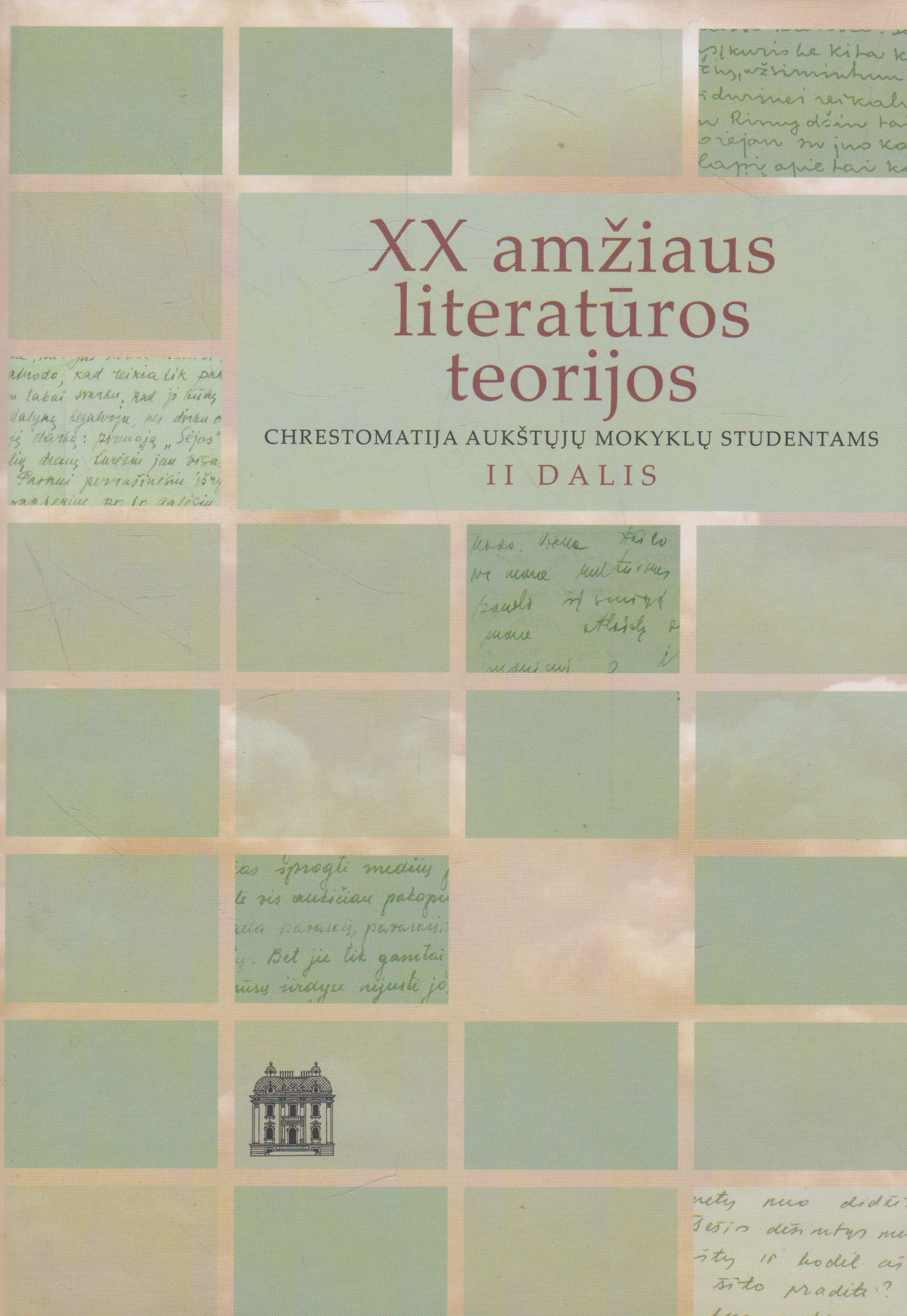 XX amžiaus literatūros teorijos chrestomatija aukštųjų mokslų studentams (I-II dalys)