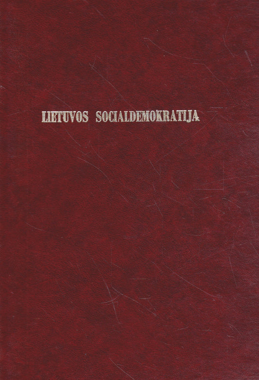 J. Vilčinskas - Lietuvos socialdemokratija, London