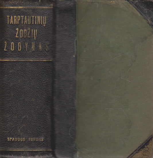 Tarptautinių žodžių žodynas, 1936