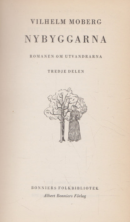 V. Moberg - Nybyggarna