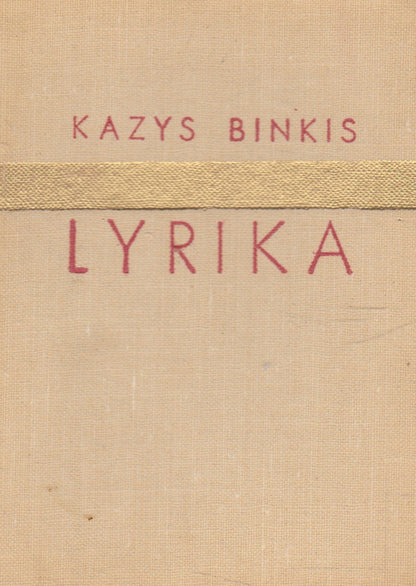 K. Binkis - Lyrika (žr. būklę)
