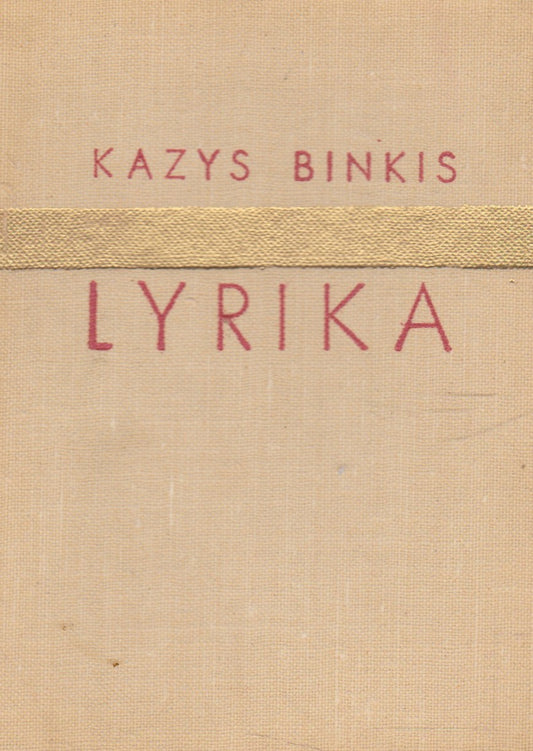 K. Binkis - Lyrika (žr. būklę)
