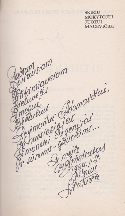 Vladislovas Blinstrubas - Šviesotamsa (su autoriaus dedikacija R. Adomaičiui!)
