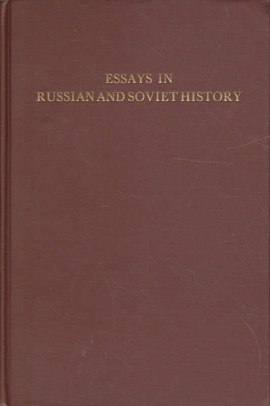 Essays in Russian and Soviet History