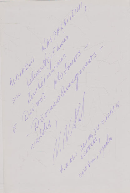 V. Vitkauskas - Everestas - manoji lemtis (su aut. dedikacija)
