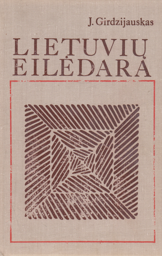 J. Girdzijauskas - Lietuvių eilėdara (žr. būklę)
