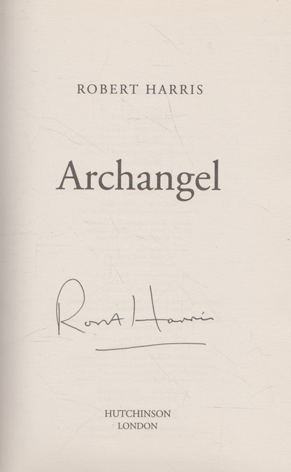 Robert Harris - Archangel (with auth. signature)